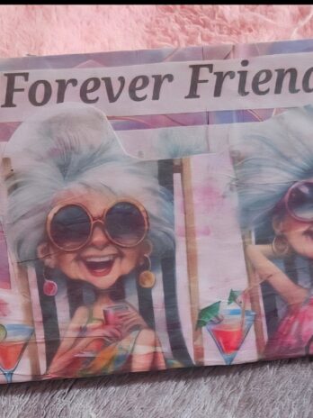 Forever friends door hanger