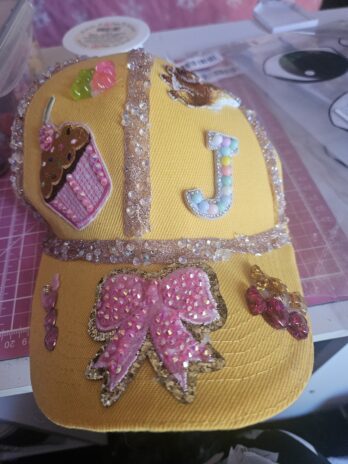 sun yellow baseball cap